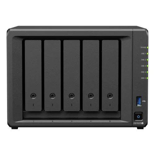 Synology DiskStation DS1525+ 5-Bays NAS Enclosure Synology DiskStation DS1525+ 5-Bays NAS Enclosure