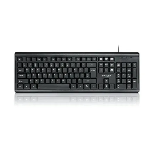 T-WOLF T15 104 Keys USB Wired Keyboard T-WOLF T15 104 Keys USB Wired Keyboard