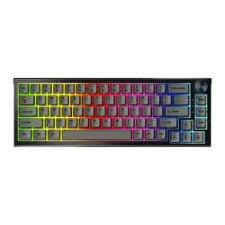 Fantech MAXFIT67 MK858 RGB Pre-Lubed Gateron Milky Yellow Switch Mechanical Hotswap Keyboard Fantech MAXFIT67 MK858 RGB Pre-Lubed Gateron Milky Yellow Switch Mechanical Hotswap Keyboard