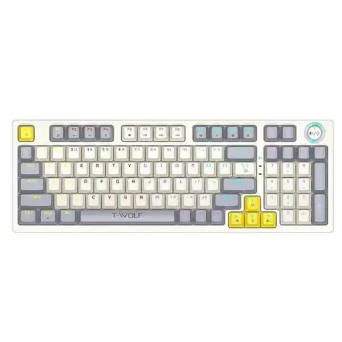 T-Wolf T50 Wired RGB Mechanical Gaming Keyboard T-Wolf T50 Wired RGB Mechanical Gaming Keyboard