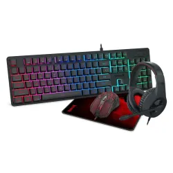 Redragon S107P-BA 4-in-1 Gaming Combo Redragon S107P-BA 4-in-1 Gaming Combo