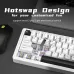 Furycube E68 Pro Hot Swappable Tri-Mode Wireless Mechanical Keyboard Furycube E68 Pro Hot Swappable Tri-Mode Wireless Mechanical Keyboard