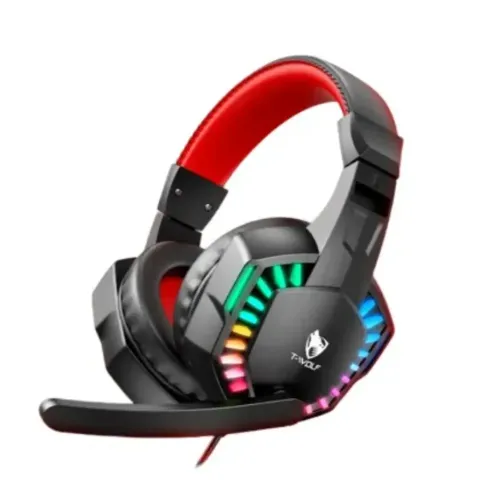 T-WOLF H120 RGB Gaming Headphone with Microphone