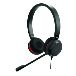 Jabra Evolve 30 MS DUO Dual Ear USB & 3.5mm Noise Cancelling Head Phone Black Jabra Evolve 30 MS DUO Dual Ear USB & 3.5mm Noise Cancelling Head Phone Black