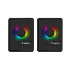 T-Wolf S3 Portable Wired RGB Gaming Speaker T-Wolf S3 Portable Wired RGB Gaming Speaker