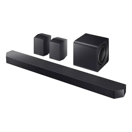 Samsung HW-Q990F Q-Series 11.1.4 ch Soundbar with Subwoofer & Rear Speaker Samsung HW-Q990F Q-Series 11.1.4 ch Soundbar with Subwoofer & Rear Speaker