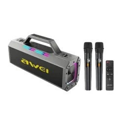 Awei KT8 Karaoke Wireless Speaker with Dual Microphone Awei KT8 Karaoke Wireless Speaker with Dual Microphone