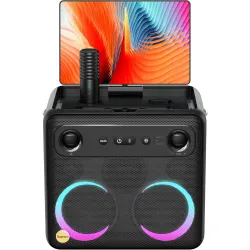 Ikarao Xtreme Break X2 All in One Karaoke Portable Bluetooth Speaker With Built-In 10 Inch Tablet And Wireless Microphone Ikarao Xtreme Break X2 All in One Karaoke Portable Bluetooth Speaker With Built-In 10 Inch Tablet And Wireless Microphone