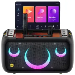 Ikarao Xtreme Break X1 All in One Karaoke Portable Bluetooth Speaker With Built-In 13 Inch Tablet And Wireless Microphone Ikarao Xtreme Break X1 All in One Karaoke Portable Bluetooth Speaker With Built-In 13 Inch Tablet And Wireless Microphone