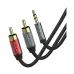 Yuanxin YAX-002 3.5mm Male to 2RCA Male 5 Meter Audio Cable