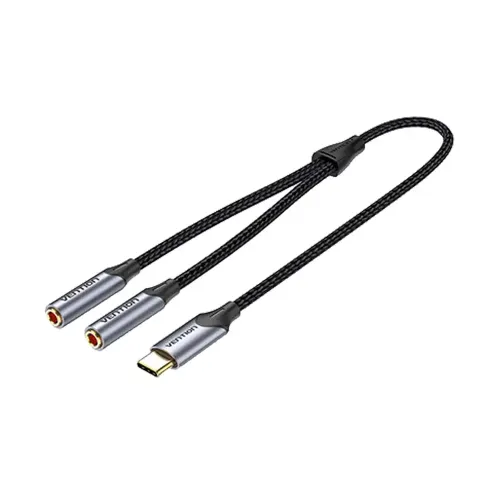 Vention BGPHY Type-C Male to TRS Audio & Mic Jack Audio Cable Vention BGPHY Type-C Male to TRS Audio & Mic Jack Audio Cable