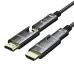 Dtech DT-HF3010 10 Meter Type-D to Type-A Dual Connector Fiber Optic HDMI Cable Dtech DT-HF3010 10 Meter Type-D to Type-A Dual Connector Fiber Optic HDMI Cable