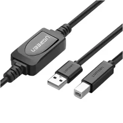 UGREEN US122 15 Meter Type-A Male to Type-B Male Printer Cable #10362 UGREEN US122 15 Meter Type-A Male to Type-B Male Printer Cable #10362