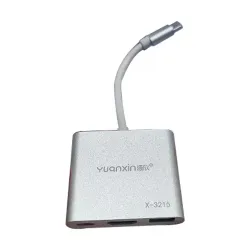 Yuanxin X-3215 Type-C Male to HDMI USB PD Female Converter Yuanxin X-3215 Type-C Male to HDMI USB PD Female Converter