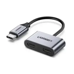 UGREEN CM232 USB Type-C to Headphone & PD Charging Adapter #60165 UGREEN CM232 USB Type-C to Headphone & PD Charging Adapter #60165