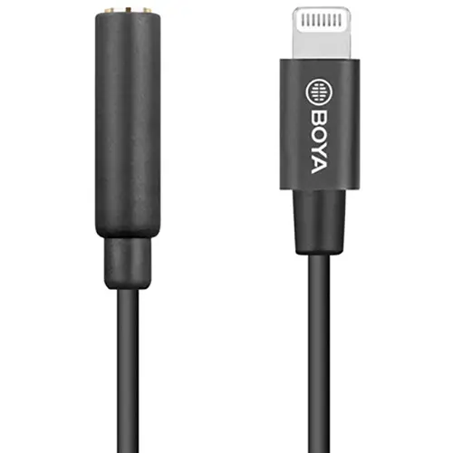 BOYA BY-K3 TRS to Male Lightning Adapter BOYA BY-K3 TRS to Male Lightning Adapter