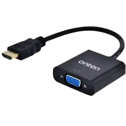 Onten OTN-5169 HDMI to VGA Adapter With 3.5mm Audio Onten OTN-5169 HDMI to VGA Adapter With 3.5mm Audio