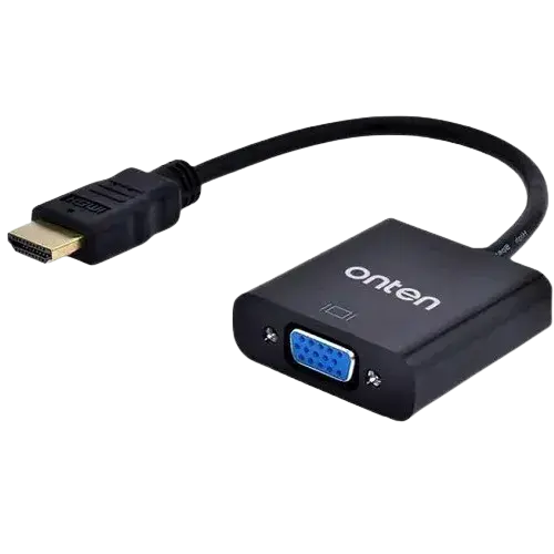 Onten OTN-5169 HDMI to VGA Adapter With 3.5mm Audio Onten OTN-5169 HDMI to VGA Adapter With 3.5mm Audio