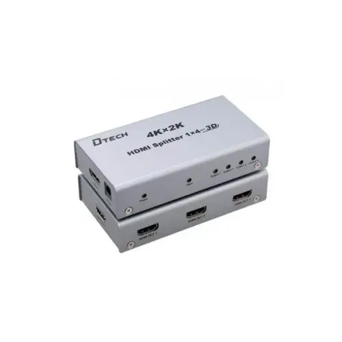 Dtech DT-7144 4K 4 Port HDMI Splitter Dtech DT-7144 4K 4 Port HDMI Splitter
