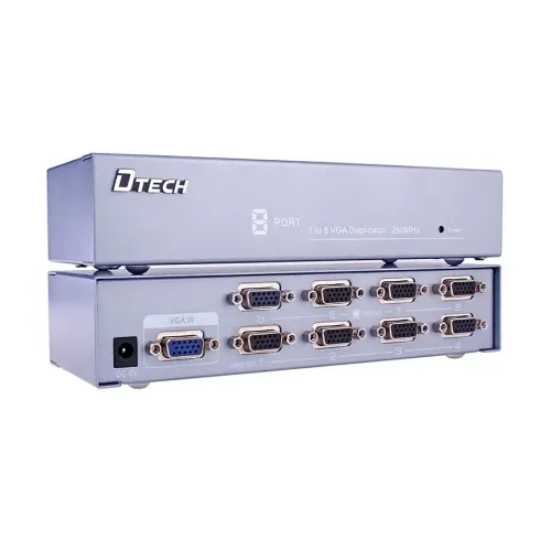 Dtech DT-7258 1 in 8 VGA Splitter Dtech DT-7258 1 in 8 VGA Splitter