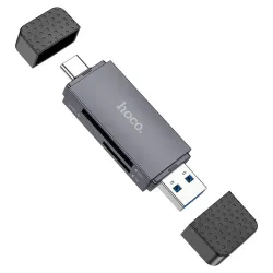 Hoco HB45 Spirit 2-in-1 USB & Type-C 3.0 Card Reader Hoco HB45 Spirit 2-in-1 USB & Type-C 3.0 Card Reader