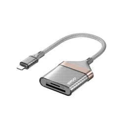 BWOO BO-BZ63 2-in-1 Lightning Multifunctional Card Reader BWOO BO-BZ63 2-in-1 Lightning Multifunctional Card Reader