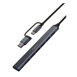 Yuanxin YXH-61 USB & Type-C Male to Hexa USB Female Hub Yuanxin YXH-61 USB & Type-C Male to Hexa USB Female Hub