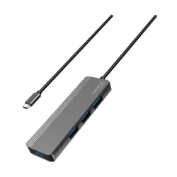 Yuanxin X-80503T Type-C Male to Quad USB Female Hub Yuanxin X-80503T Type-C Male to Quad USB Female Hub