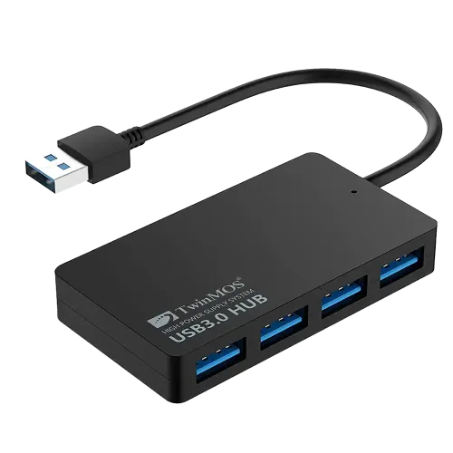TwinMOS EzeeHUB-34L-M 4-Port USB Hub TwinMOS EzeeHUB-34L-M 4-Port USB Hub
