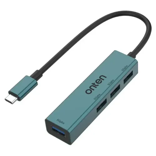 Onten OTN-9596 4 Port USB to Type C Hub Onten OTN-9596 4 Port USB to Type C Hub