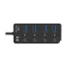 Onten OTN-5301 4-Port USB 3.0 Hub with Switch Onten OTN-5301 4-Port USB 3.0 Hub with Switch