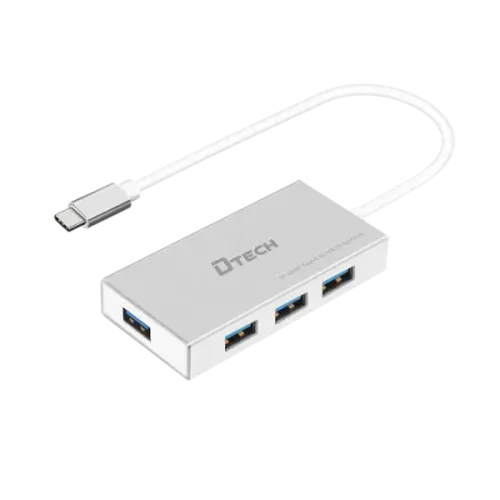 Dtech DT-3308 4 Port Type-C HUB Dtech DT-3308 4 Port Type-C HUB