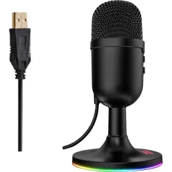 Redragon GM303 RGB Wired Streaming Gaming Microphone Redragon GM303 RGB Wired Streaming Gaming Microphone