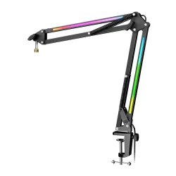 FIFINE AmpliGame BM38 RGB Microphone Boom Arm Stand FIFINE AmpliGame BM38 RGB Microphone Boom Arm Stand