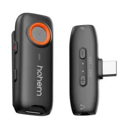 Hohem MIC-01 (1TX + 1RX) Wireless Microphone Hohem MIC-01 (1TX + 1RX) Wireless Microphone