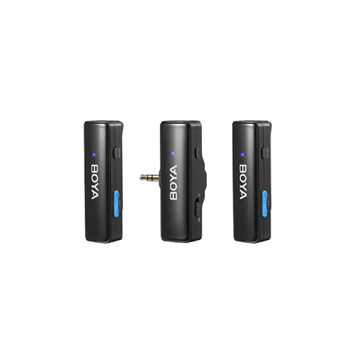 Boya BOYALINK A2 All-In-One Design Wireless Microphone System Without Charging Case Boya BOYALINK A2 All-In-One Design Wireless Microphone System Without Charging Case