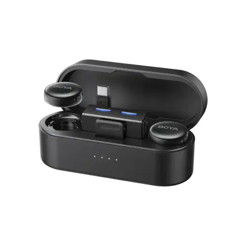 Boya BOYALINK 3 AI-Powered Button Wireless Microphone System Boya BOYALINK 3 AI-Powered Button Wireless Microphone System