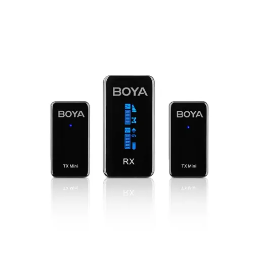 Boya BY-XM6-S2 Mini 2.4GHz Dual-Channel Wireless Microphone System Boya BY-XM6-S2 Mini 2.4GHz Dual-Channel Wireless Microphone System