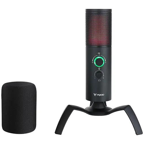 Rapoo VS500 Dual Point Omni Directional RGB Gaming Microphone Rapoo VS500 Dual Point Omni Directional RGB Gaming Microphone