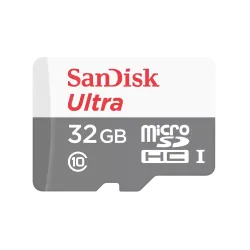 SanDisk Ultra 32GB Class-10 100mbps Micro SDHC UHS-I Memory Card (SDSQUNR-032G-GN3MN) SanDisk Ultra 32GB Class-10 100mbps Micro SDHC UHS-I Memory Card (SDSQUNR-032G-GN3MN)
