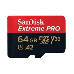 SanDisk Extreme PRO 64GB 200mbps microSDXC UHS-I Memory Card with Adapter (SDSQXCU-064G-GN6MA) SanDisk Extreme PRO 64GB 200mbps microSDXC UHS-I Memory Card with Adapter (SDSQXCU-064G-GN6MA)