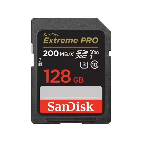 SanDisk Extreme PRO 128GB 200mbps SDXC UHS-I Memory Card (SDSDXXD-128G-GN4IN) SanDisk Extreme PRO 128GB 200mbps SDXC UHS-I Memory Card (SDSDXXD-128G-GN4IN)
