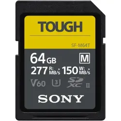 Sony SF-M Tough Series UHS-II SDXC 64GB Memory Card Sony SF-M Tough Series UHS-II SDXC 64GB Memory Card