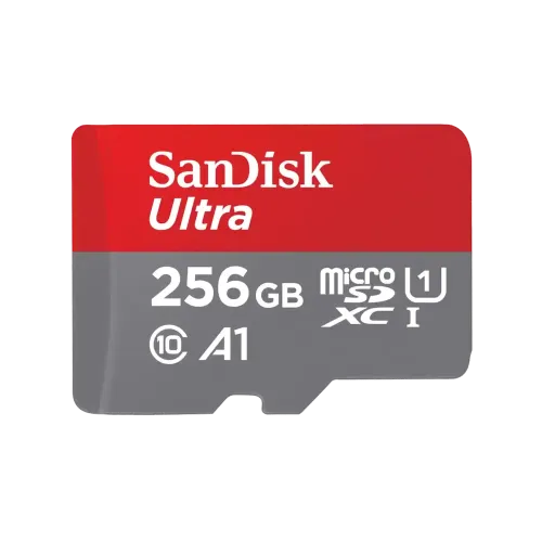 SanDisk Ultra 256GB MicroSDXC UHS-I Memory Card (SDSQUAC-256G-GN6MN)