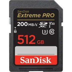 SanDisk Extreme PRO 512 GB SDHC And SDXC UHS-I Memory Card SanDisk Extreme PRO 512 GB SDHC And SDXC UHS-I Memory Card