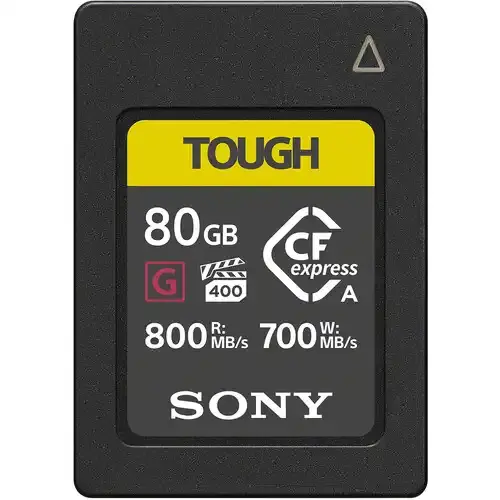 Sony CFexpress Type A TOUGH 80GB Memory Card Sony CFexpress Type A TOUGH 80GB Memory Card