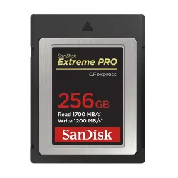 SanDisk Extreme Pro CFexpress 256GB 1700 MB/s Compact Flash Type-B Memory Card (SDCFE-256G-GN4NN) SanDisk Extreme Pro CFexpress 256GB 1700 MB/s Compact Flash Type-B Memory Card (SDCFE-256G-GN4NN)