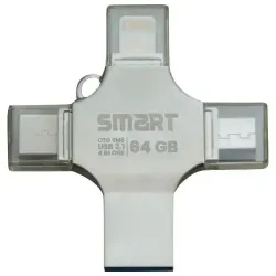 Smart SuperFast SM8 64GB 4-in-1 Metal Body USB 3.1 Pen Drive Smart SuperFast SM8 64GB 4-in-1 Metal Body USB 3.1 Pen Drive