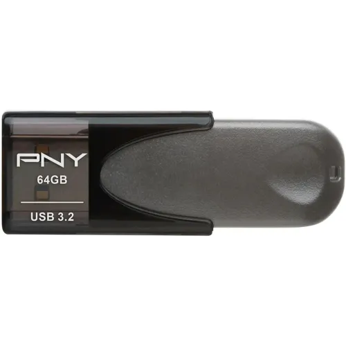PNY Elite Turbo Attache 4 64GB USB 3.2 Flash Drive PNY Elite Turbo Attache 4 64GB USB 3.2 Flash Drive