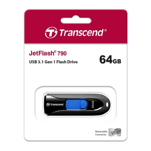 Transcend JetFlash 790 64GB USB 3.1 Gen 1 Pen Drive Transcend JetFlash 790 64GB USB 3.1 Gen 1 Pen Drive